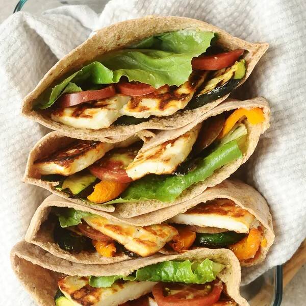 Pitta Grilled Vegetable Halloumi