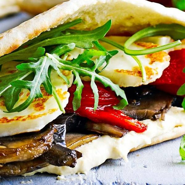 Pitta Halloumi