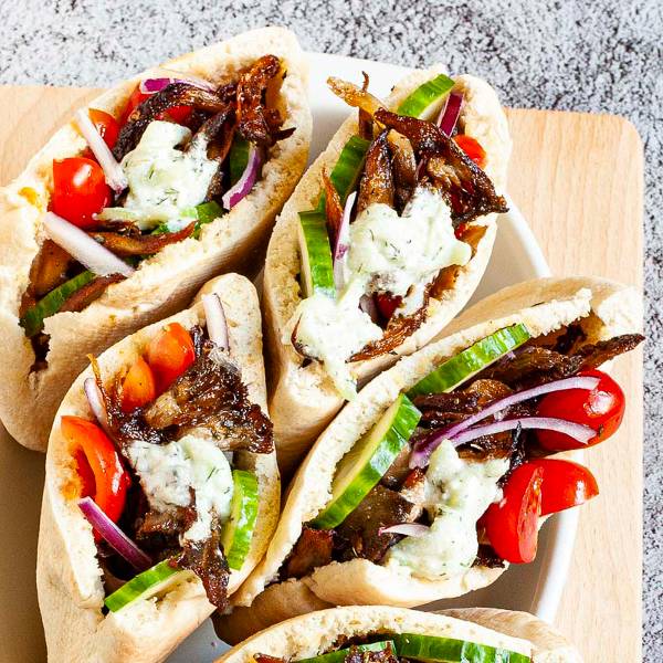 Pitta Mushroom Gyros